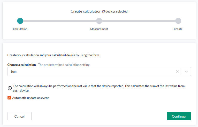 Create a Calculation