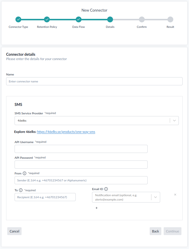 46elks SMS Connector