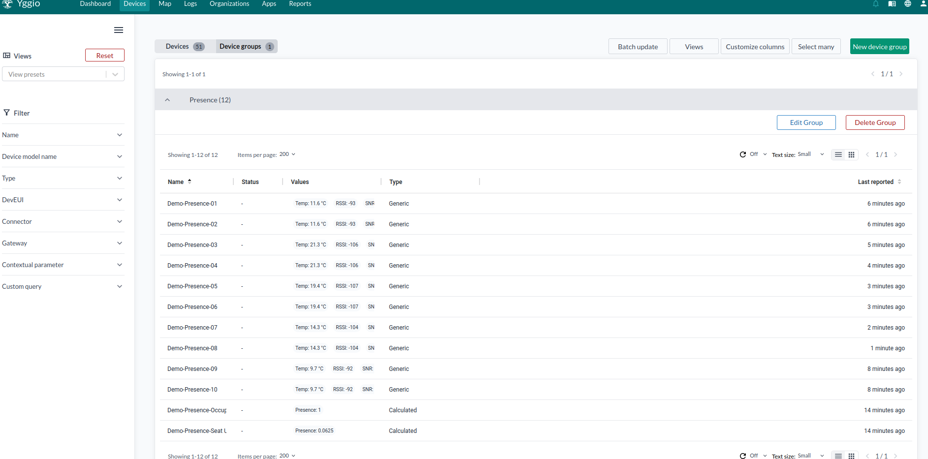 Device Groups