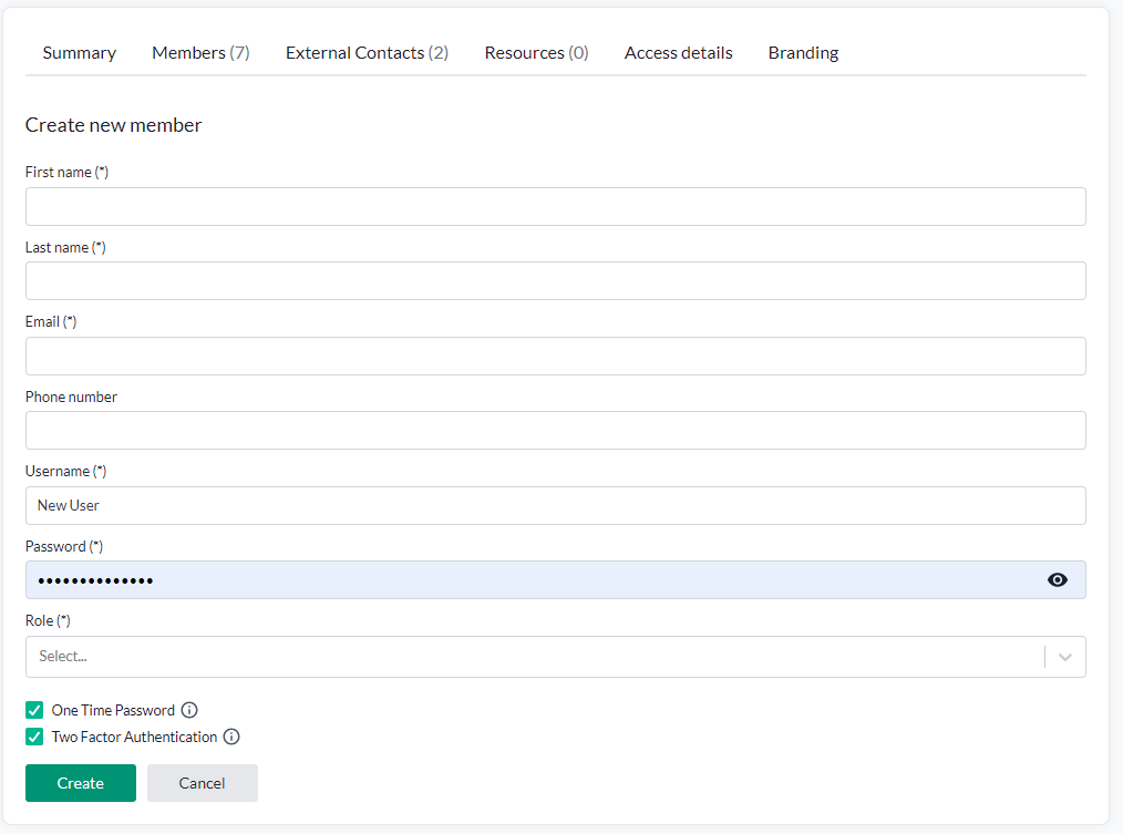 organization manager add member