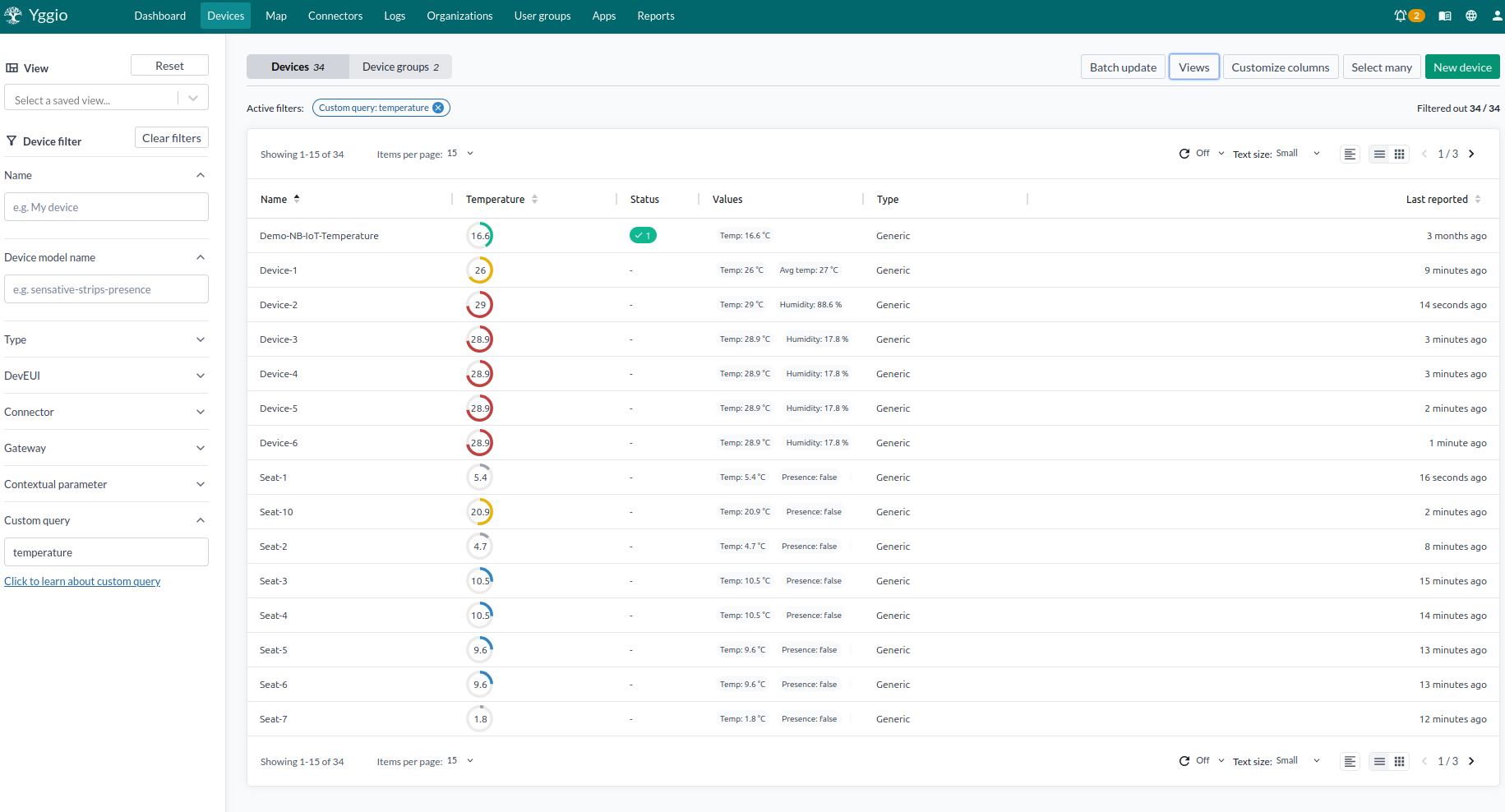 Temperature view unfinished